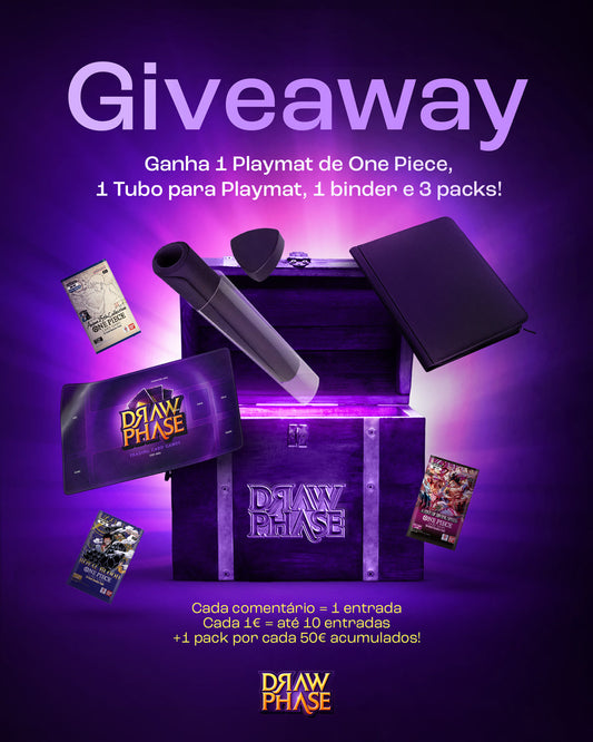 Giveaway DrawPhase | Ganha um Kit One Piece TCG + Packs Extra com a tua participação!