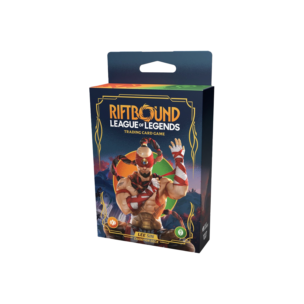 Deck Preconstruído Lee Sin | Riftbound TCG – Pronto a Jogar com Booster Incluído | Pre-Venda