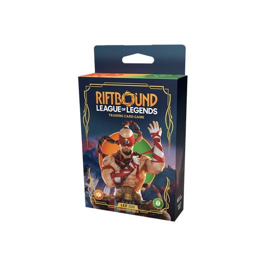 Deck Preconstruído Lee Sin | Riftbound TCG – Pronto a Jogar com Booster Incluído | Pre-Venda