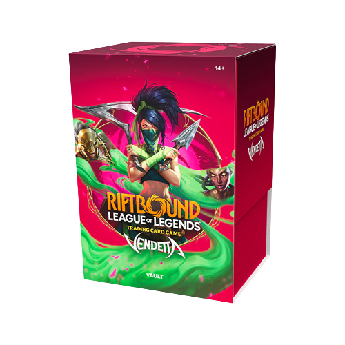 Riftbound Vendetta Vault – Pré-venda - Selo-Rasgado | League of Legends TCG